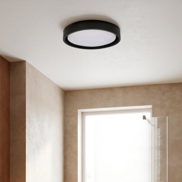 Brilagi - LED stropné svietidlo MATTEO LED/24W/230V priemer 31 cm čierna