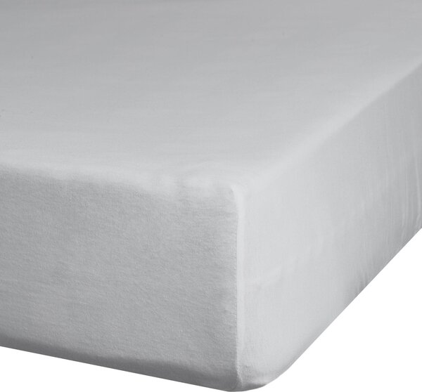 JERSEY PRESTIERADLO 220X240 CM, VÝŠKA 30 CM SIVÉ