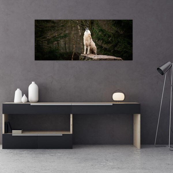 Obraz - Vytie vlka (120x50 cm)