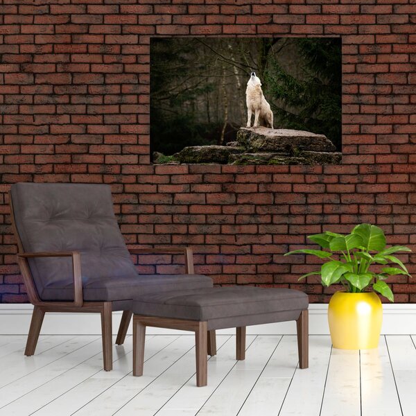 Obraz - Vytie vlka (90x60 cm)