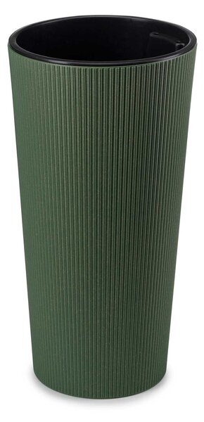 PLASTOVÝ KVETINÁČ URBANIKA ECO SADA 2KS 57X30 CM+46,6X25,5 CM ZELENÁ