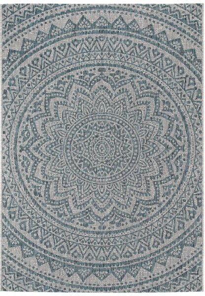 MOOD SELECTION Exteriérový koberec Cleo Beige/Blue - koberec ROZMER CM: 80 x 150