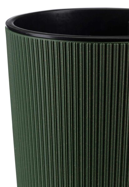 PLASTOVÝ KVETINÁČ URBANIKA ECO SADA 2KS 57X30 CM+46,6X25,5 CM ZELENÁ