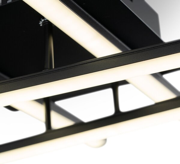 Brilagi - LED stropné svietidlo STRIPES LED/37W/230V čierne
