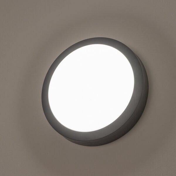 Brilagi - LED Vonkajšie stropné svietidlo LED/20W/230V pr. 23 cm IP54 antracit