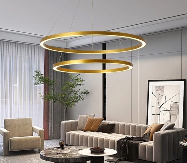 Immax NEO 07159-G80-60 - LED Stmievateľný luster FINO LED/93W/230V Tuya zlatá + DO