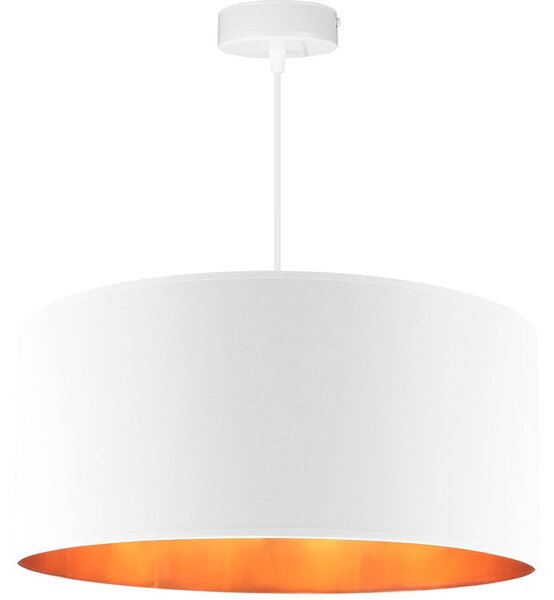 Závesné svietidlo Shade, 1x textilné tienidlo (výber zo 4 farieb), (výber z 3 farieb konštrukcie), (fi 44cm), g