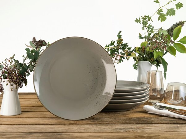 SADA PLYTKÝCH TANIEROV, keramika, 27 cm Creatable - Online Only bytové doplnky, Online Only
