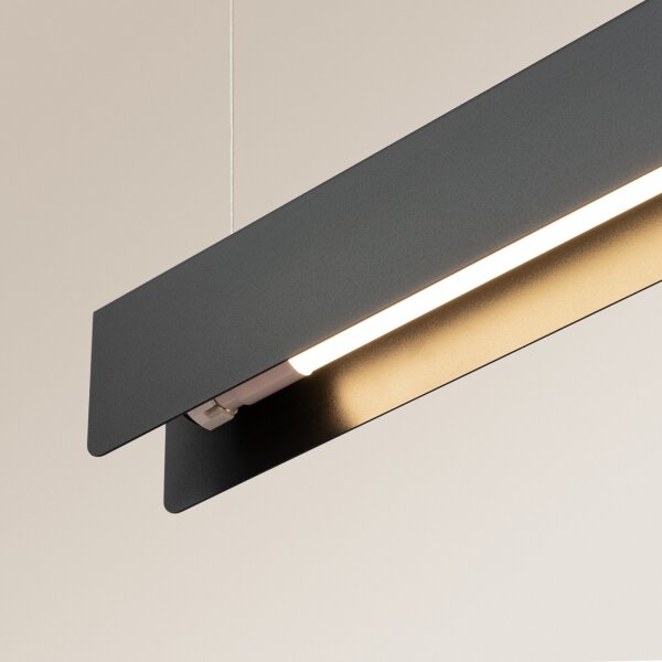Sollux SL.1395 - LED Luster na lanku SPARK 1xG13/8,5W/230V čierna