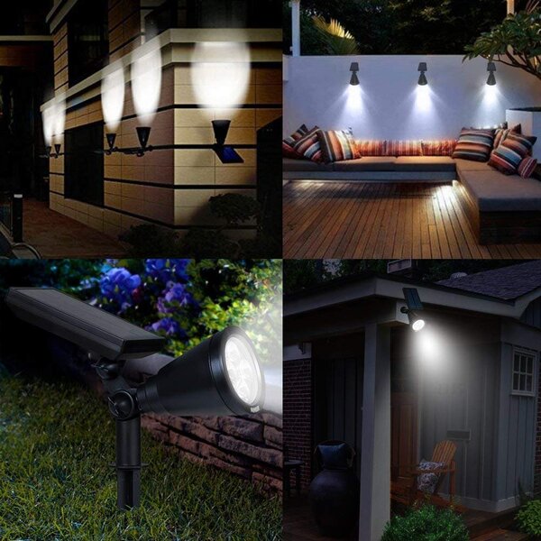 Bezdoteku LEDSolar 4 solárne vonkajšie svetlo svietidlo do zeme 2 ks, 4 LED, bezdrôtové, iPRO, 1W, studená farba