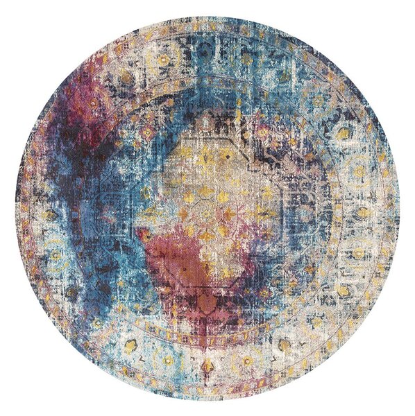 Festival koberce Kusový koberec Picasso K11602-04 Heriz kruh - 133x133 (průměr) kruh cm