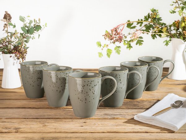 SADA HRNČEKOV NA KÁVU kamenina keramika 6-dielne Creatable - Jedálenské sety, Online Only