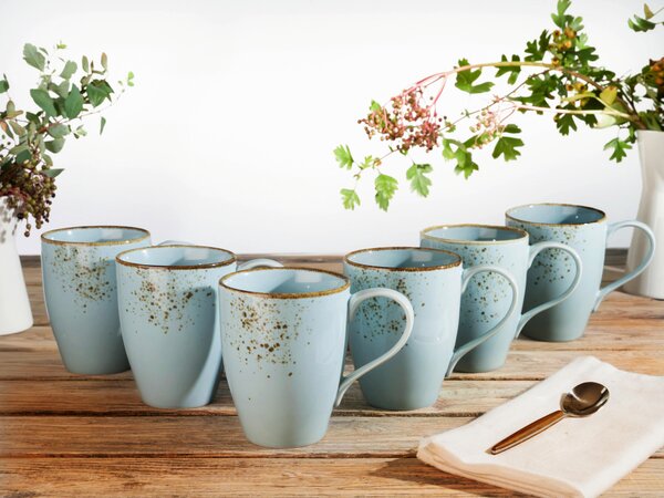 SADA HRNČEKOV NA KÁVU kamenina keramika 6-dielne Creatable - Jedálenské sety, Online Only