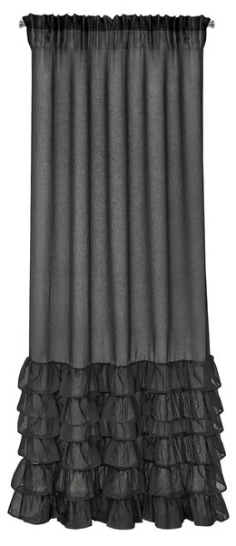ZÁCLONA NA PÁSKE DOLLY 140X250 CM ČIERNA