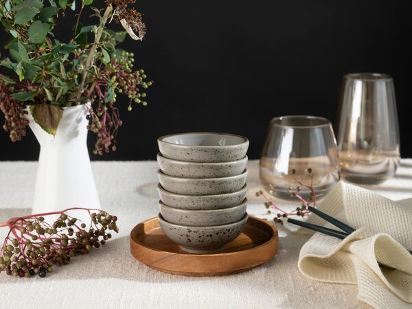 SADA MISIEK NA DIP kamenina keramika 8 cm Creatable - Jedálenské sety, Online Only