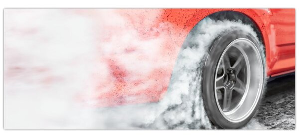 Obraz - Závodné auto (120x50 cm)