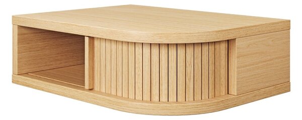 Nočný stolík v dekore duba v prírodnej farbe Farsta - Woodman
