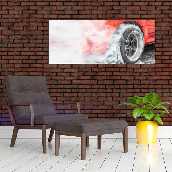 Obraz - Závodné auto (120x50 cm)