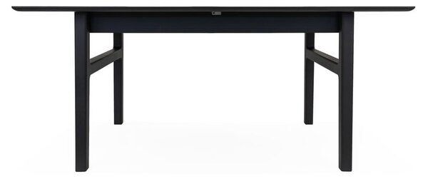 Rozkladací jedálenský stôl s prídavnou doskou v dekore duba 90x180 cm Curved – Woodman
