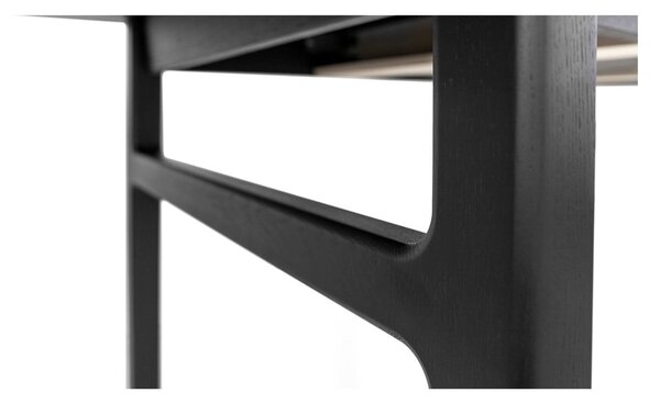 Rozkladací jedálenský stôl s prídavnou doskou v dekore duba 90x180 cm Curved – Woodman