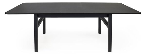 Rozkladací jedálenský stôl s prídavnou doskou v dekore duba 90x180 cm Curved – Woodman