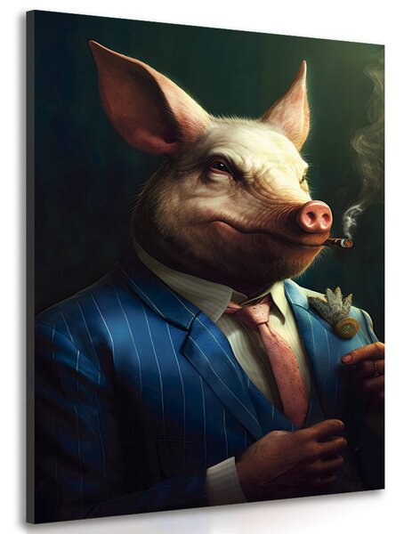 Obraz zvierací gangster prasa