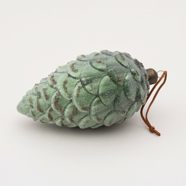 Ozdoba Frosted Pinecone 18 cm