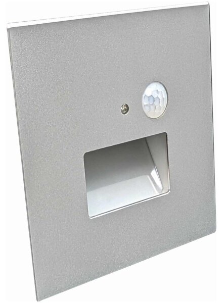 LED Schodiskové svietidlo so snímačom pohybu LED/1,5W/230V 3000/4000/6000K sivá