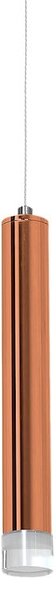 Závesné svietidlo Copper, 3x medené kovové tienidlo, c