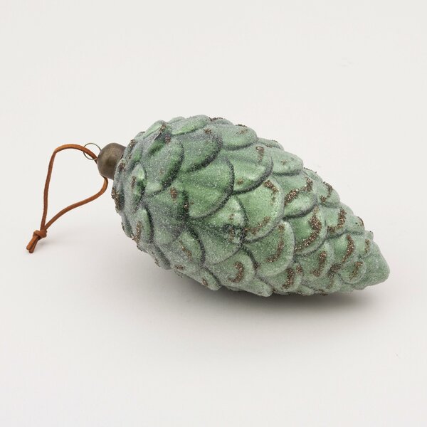 Ozdoba Frosted Pinecone 18 cm