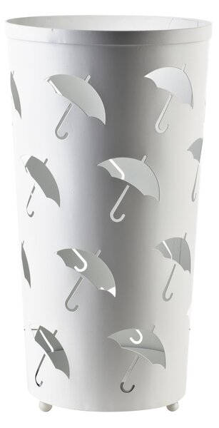 Kovový stojan na dáždniky Cedric White Umbrellas, 45,5x24 cm