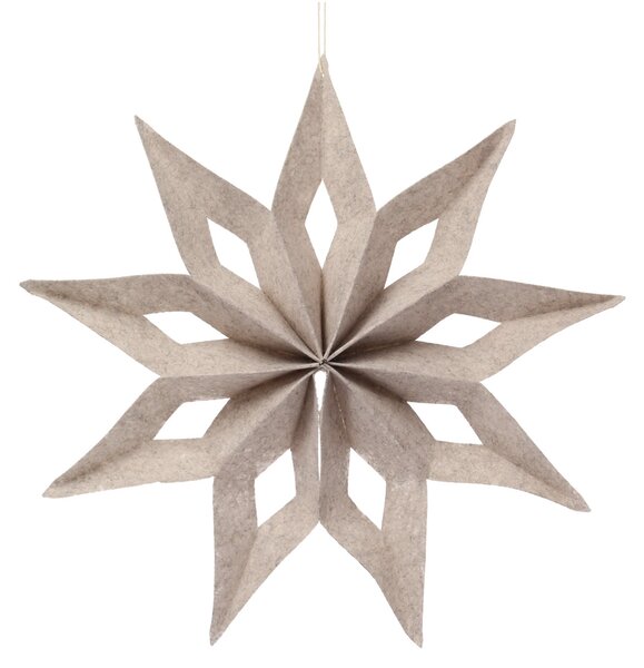 Vianočná výzdoba Nivalis I beige 50 cm