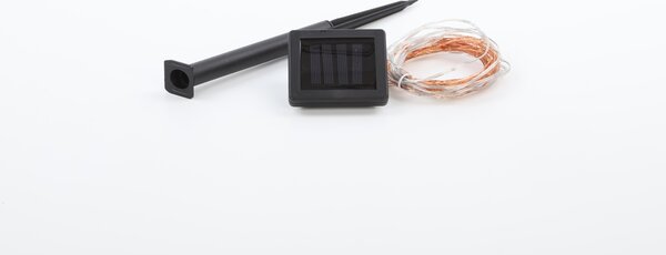 Bezdoteku LEDSolar 100 vianočné solárne reťaz teplá biela, IPRO, 2W, teplá biela