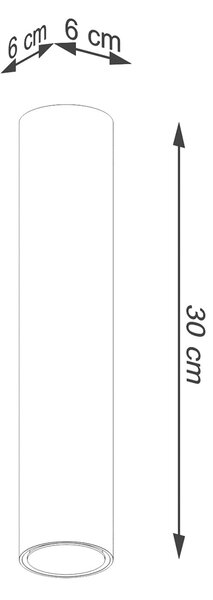 Stropné svietidlo Lagos, 1x zlaté kovové tienidlo, (30 cm)