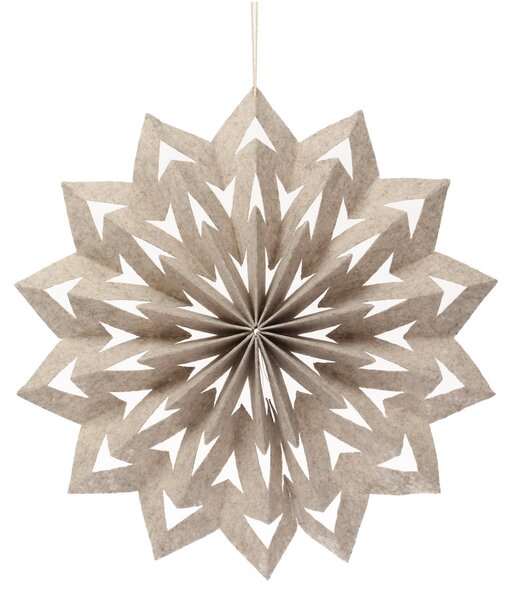 Vianočná výzdoba Nivalis II beige 40 cm