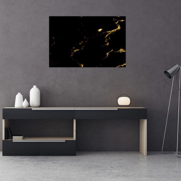 Obraz - Zlaý dekor (90x60 cm)