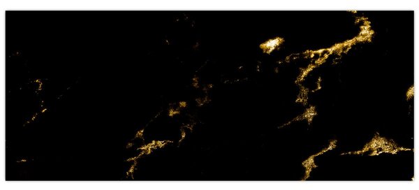 Obraz - Zlaý dekor (120x50 cm)