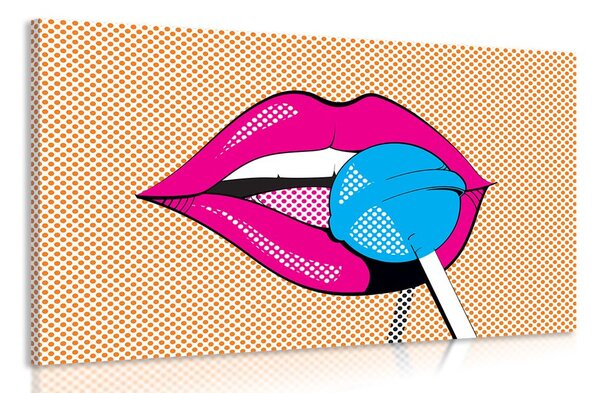 Obraz pop art lízatko