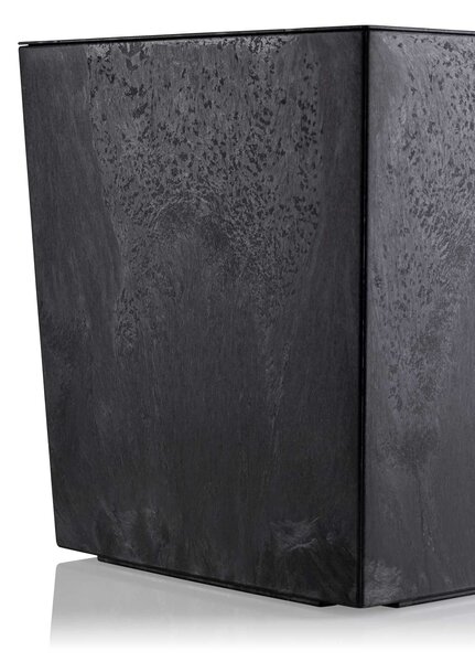 PLASTOVÝ KVETINÁČ BLOOM 36X56 CM IMITÁCIA BETÓNU ČIERNA