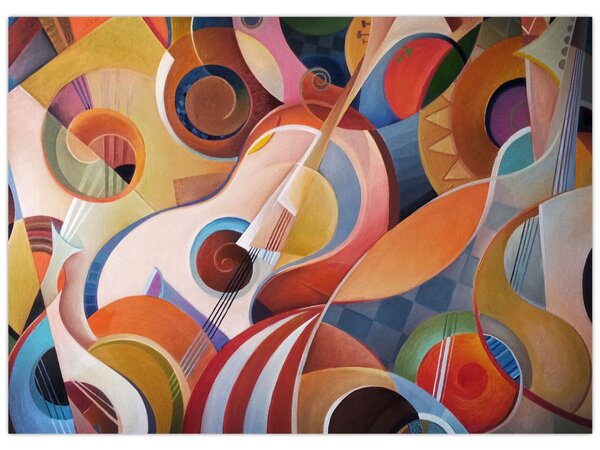 Obraz - Hudobný abstrakt (70x50 cm)
