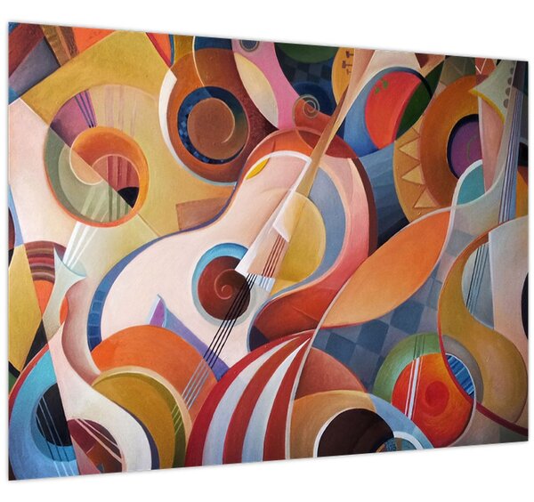 Obraz - Hudobný abstrakt (70x50 cm)