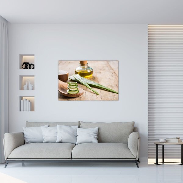Obraz - Aloe vera (90x60 cm)
