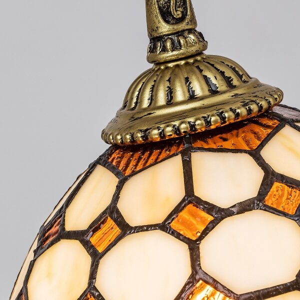 Brilagi - Tiffany vitrážová nástenná lampa DORAN 1xE27/40W/230V