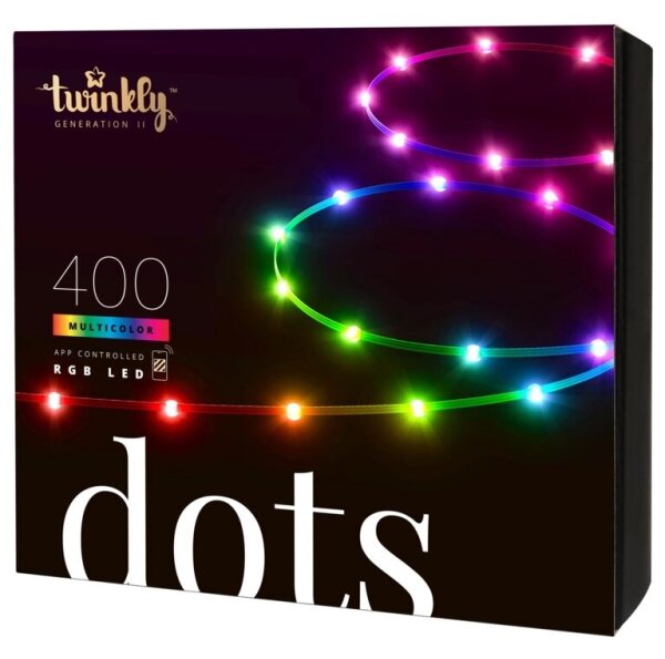 Twinkly TWD400STP-BEU - LED RGB Vonkajší stmievateľný pásik 400xLED 20m IP44 WiFi