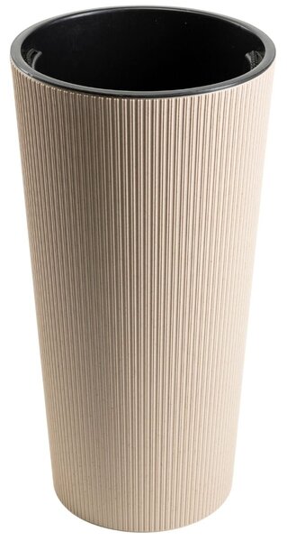 PLASTOVÝ KVETINÁČ URBANIKA ECO 57X29,5 CM LATTE