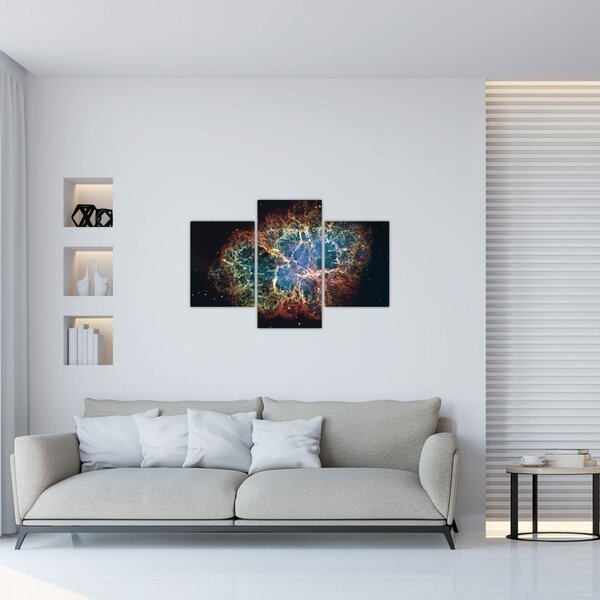Obraz - Krabie hmlovina (90x60 cm)