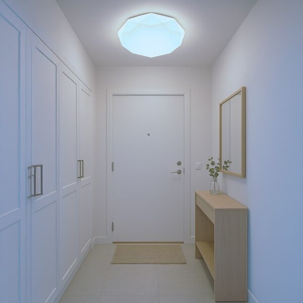 LED stmievateľné stropné svietidlo HEX LED/72W/230V 3000-6000K priemer 50 cm biele + DO