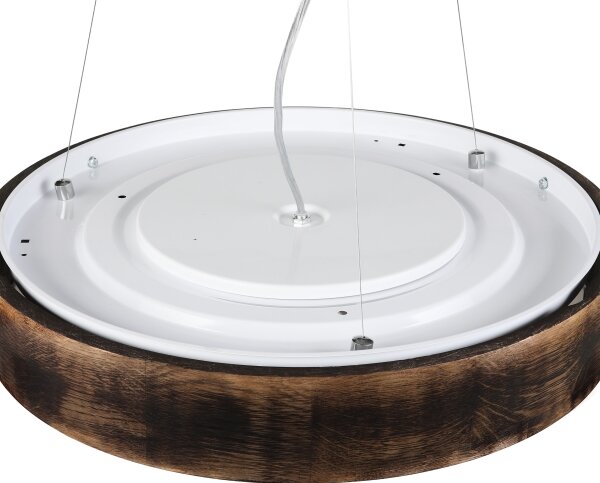 Brilagi - LED závesný luster na lane CARVALHO SMOKEY 3xE27/60W/230V dub pr. 47,5 cm