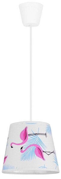 Detské závesné svietidlo Cone, 1x textilné tienidlo so vzorom (výber zo 4 vzorov)