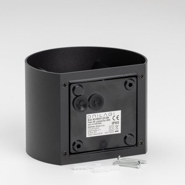 Brilagi - LED Vonkajšie nástenné svietidlo RONDO LED/6W/230V IP54